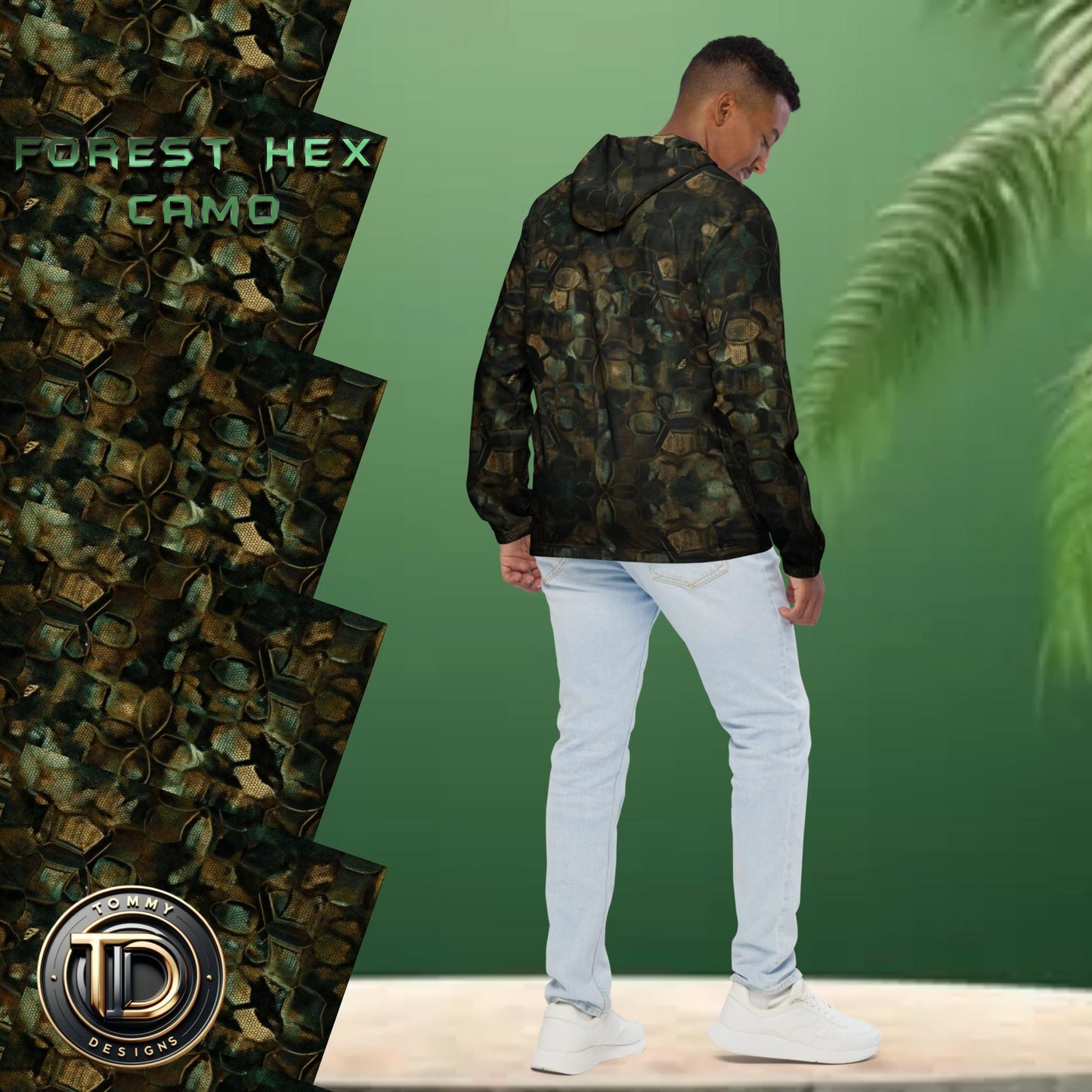  - Forest Hex Camouflage Men’s Windbreaker | Lightweight & All-Weather Ready -  - Forest Hex Camouflage Men’s Windbreaker | Lightweight & All-Weather Ready -  - Product mockup - #tag1# - #tag2# - #tag1# - #tag2# - #tag1#