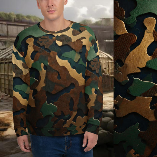  - 3D BDU-Style Camouflage Unisex Sweatshirt -  - 3D BDU-Style Camouflage Unisex Sweatshirt -  - Product mockup - #tag1# - #tag2# - #tag1# - #tag2# - #tag1#